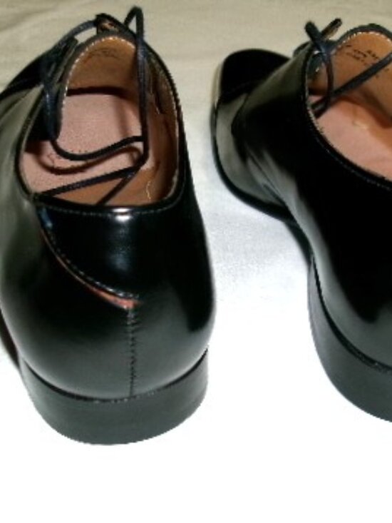 PS by PAUL SMITH Robin Black Leather Cap Toe Lace-Up Shoes Size 7 main image 4
